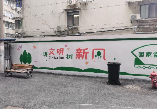 肥东社区墙绘